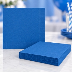 Royal Blue Dinner Napkins 20 Pack